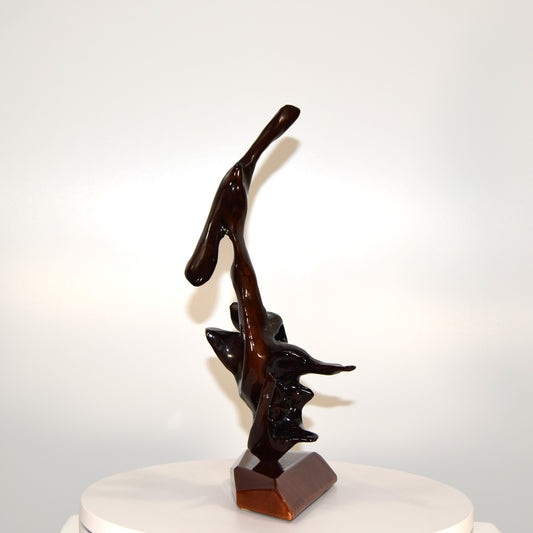 Reggie Medford Barbados Mahogany Abstract Form