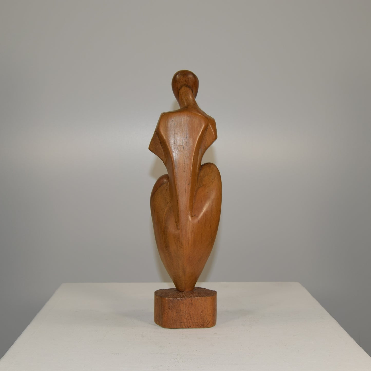 Abstract Female Form in Walnut 'Birth of Venus' circa 1960 - 80s