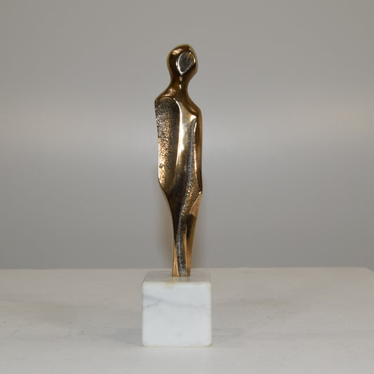 Roland Masson Limited Edition 3/8 Bronze Abstract Figure Maquette