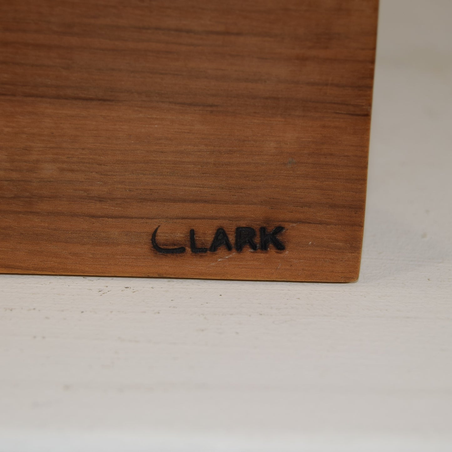 Mid Twentieth Century Modernist Ram in Walnut signed 'Clarke'