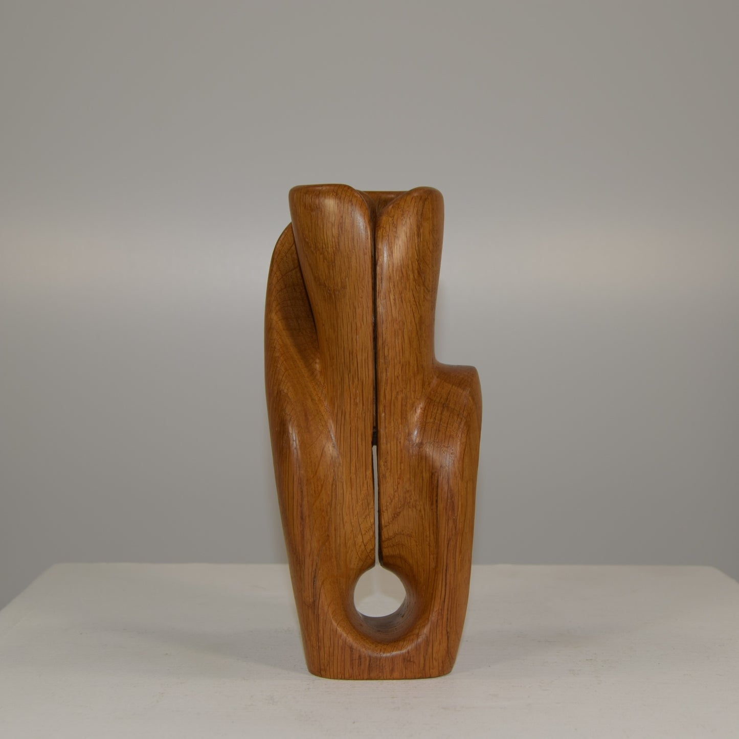 R G Laws Abstract Form in Oak dated 2001