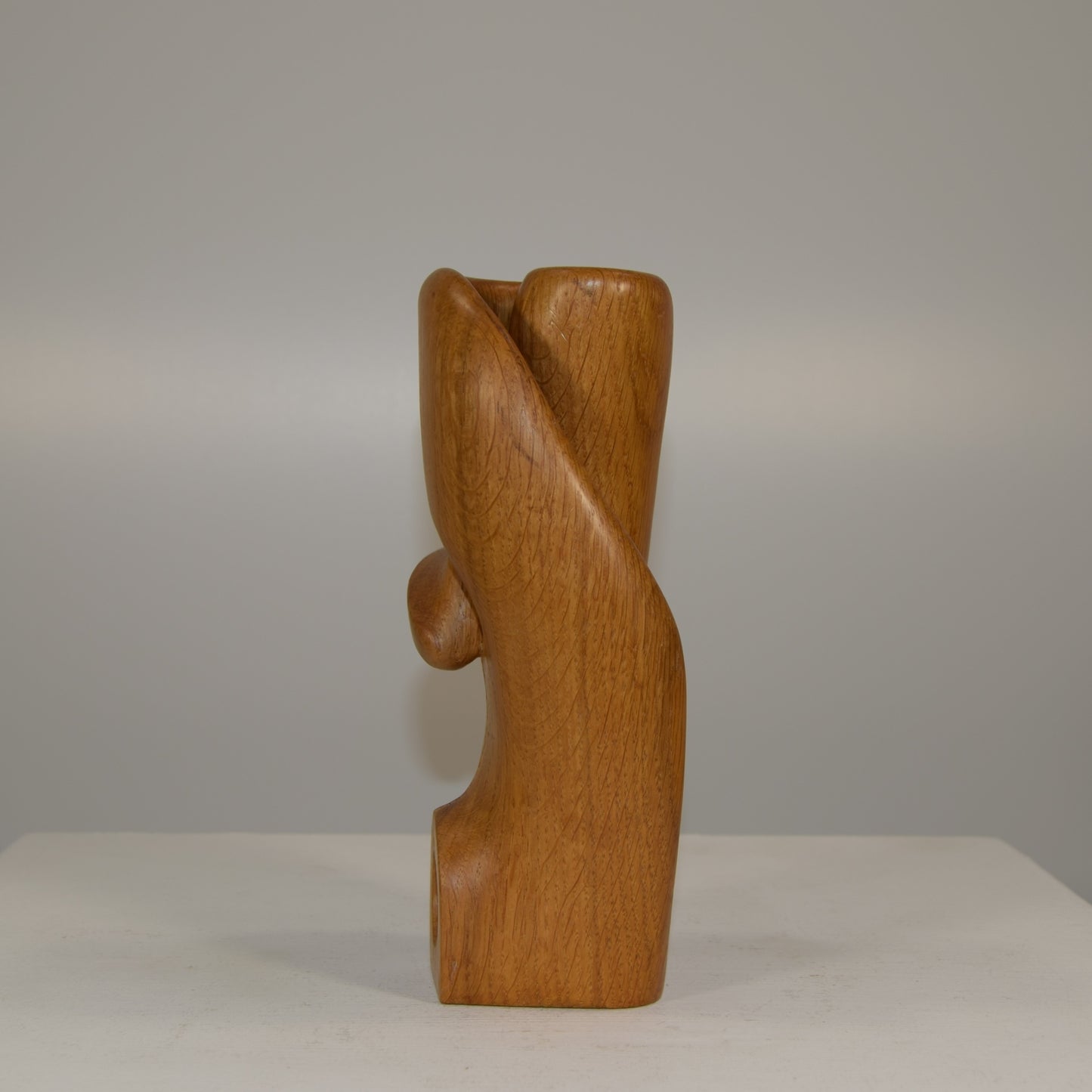 R G Laws Abstract Form in Oak dated 2001