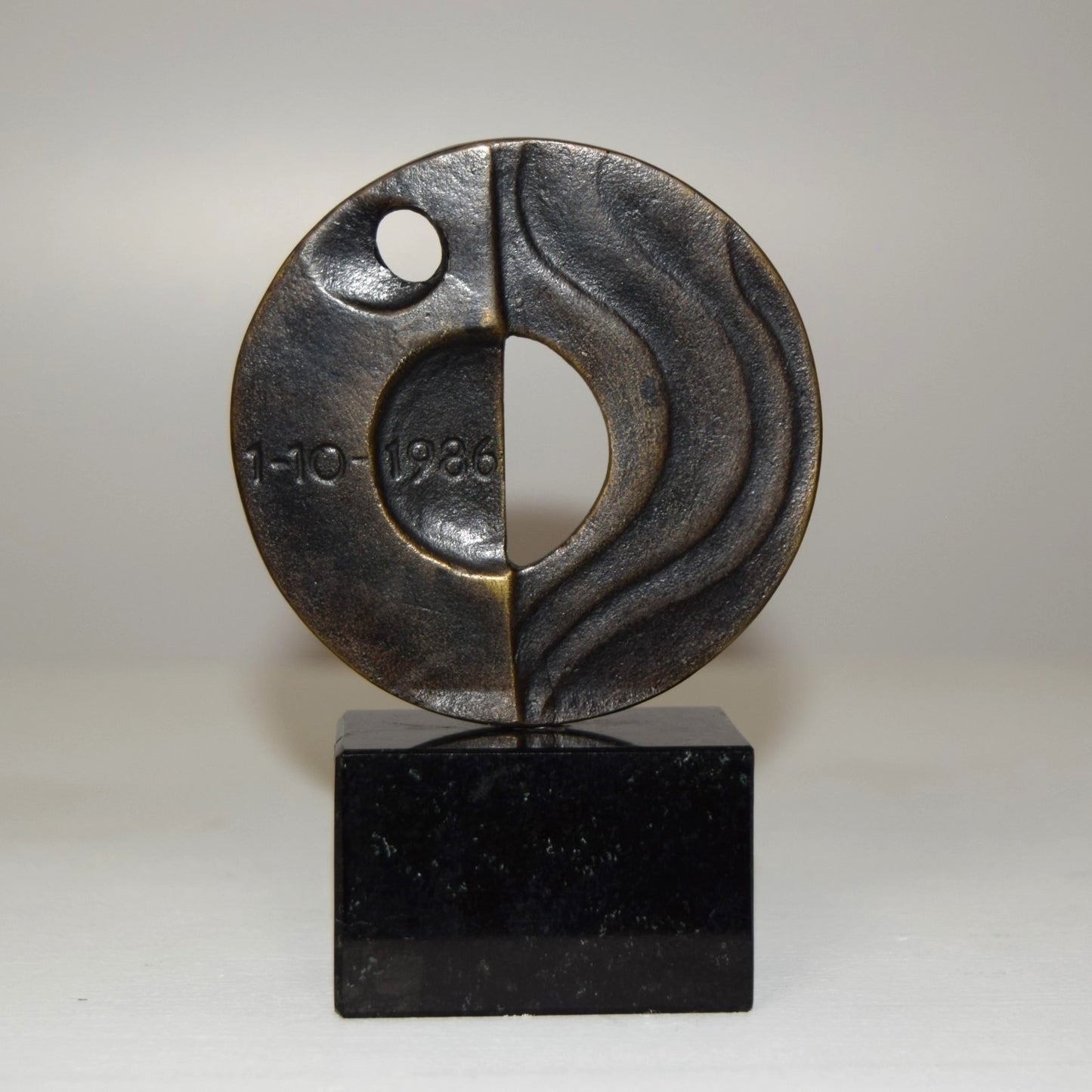 Eric Claus Ltd Ed 13/15 Abstract Bronze Maquette dated 1986