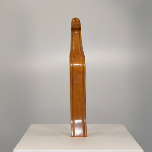 Maggione Abstract Pregnant Madonna in Lime Wood dated 1977