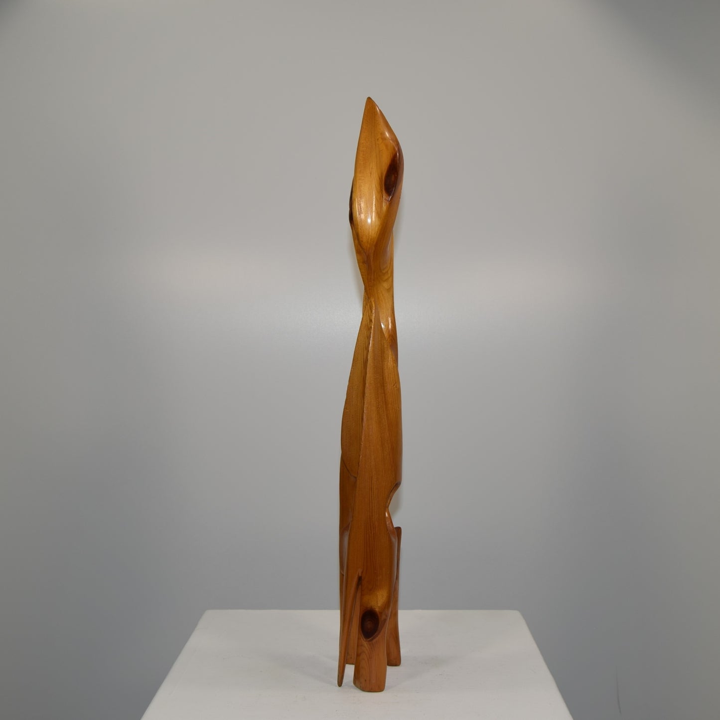 Mid Twentieth Century Abstract Form in Pitch Pine