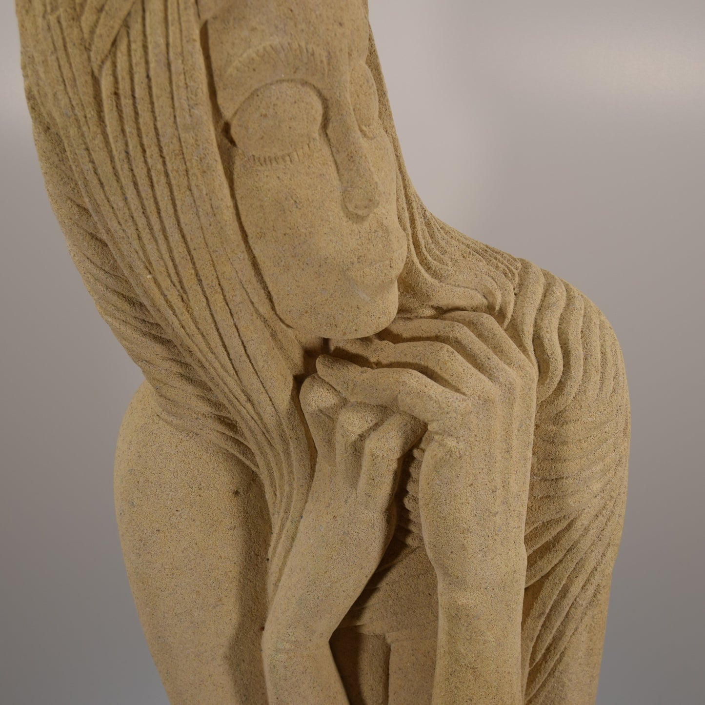 Michael Royde-Smith (attributed) Female Form in Limestone