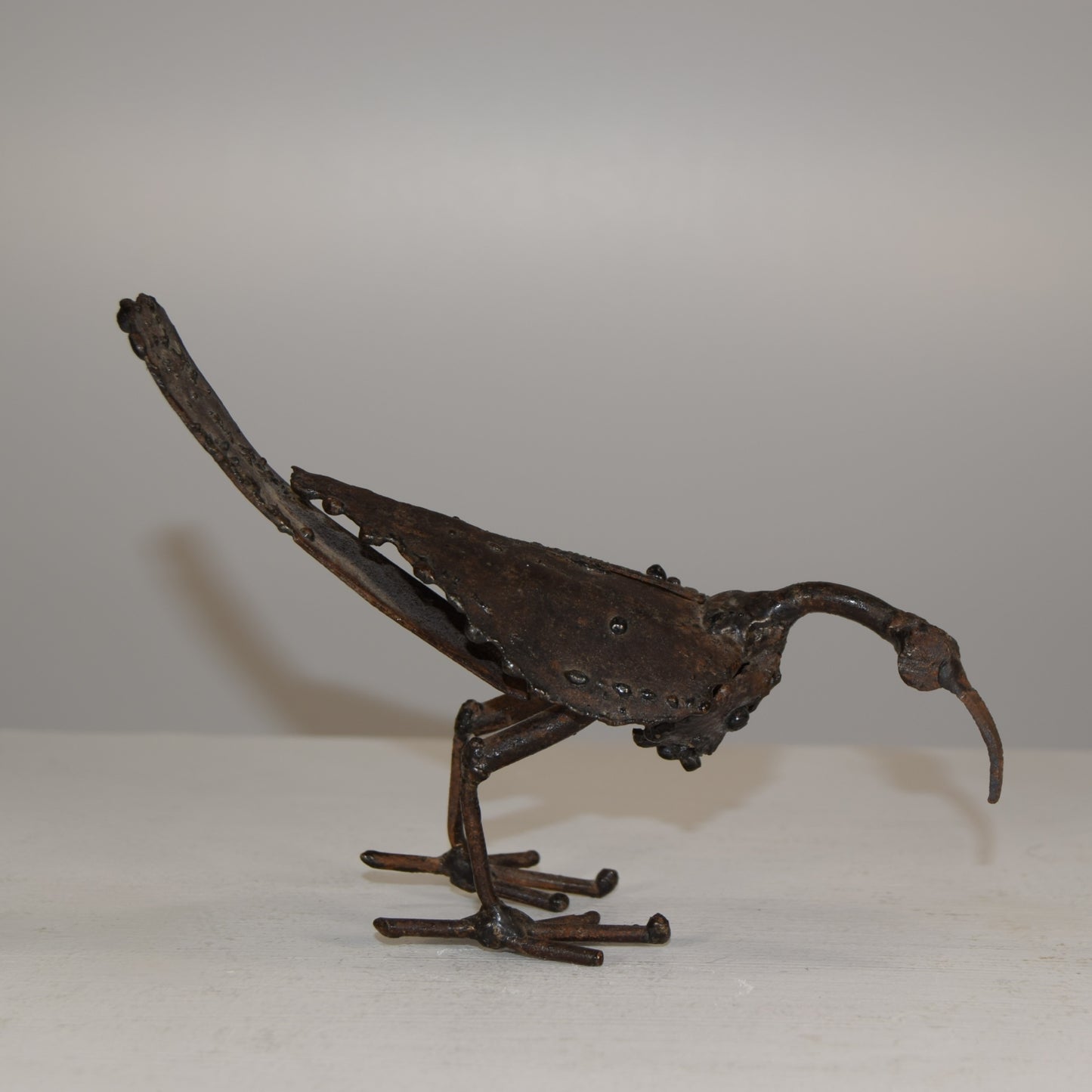 Hand created from Scratch Steel Bird