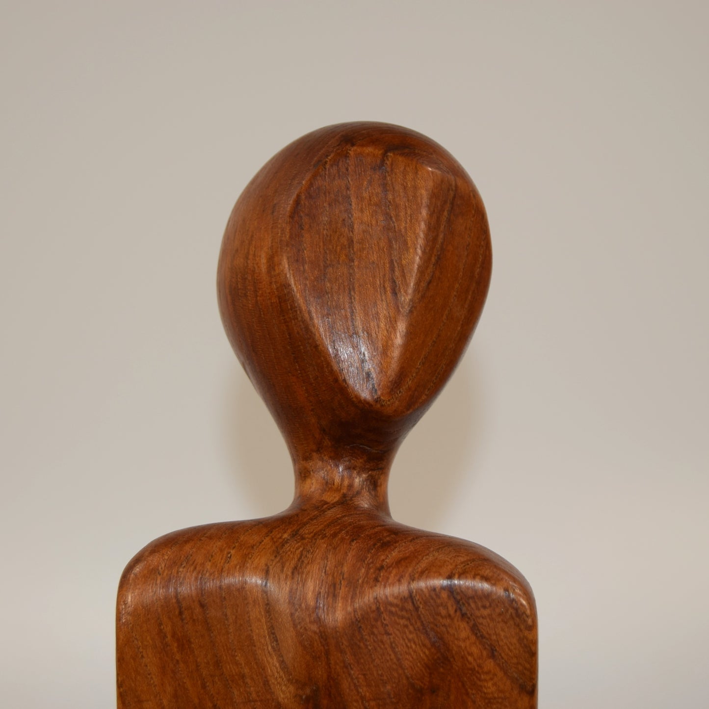 Mid Twentieth Century Abstract Female Form in Elm signed R O H