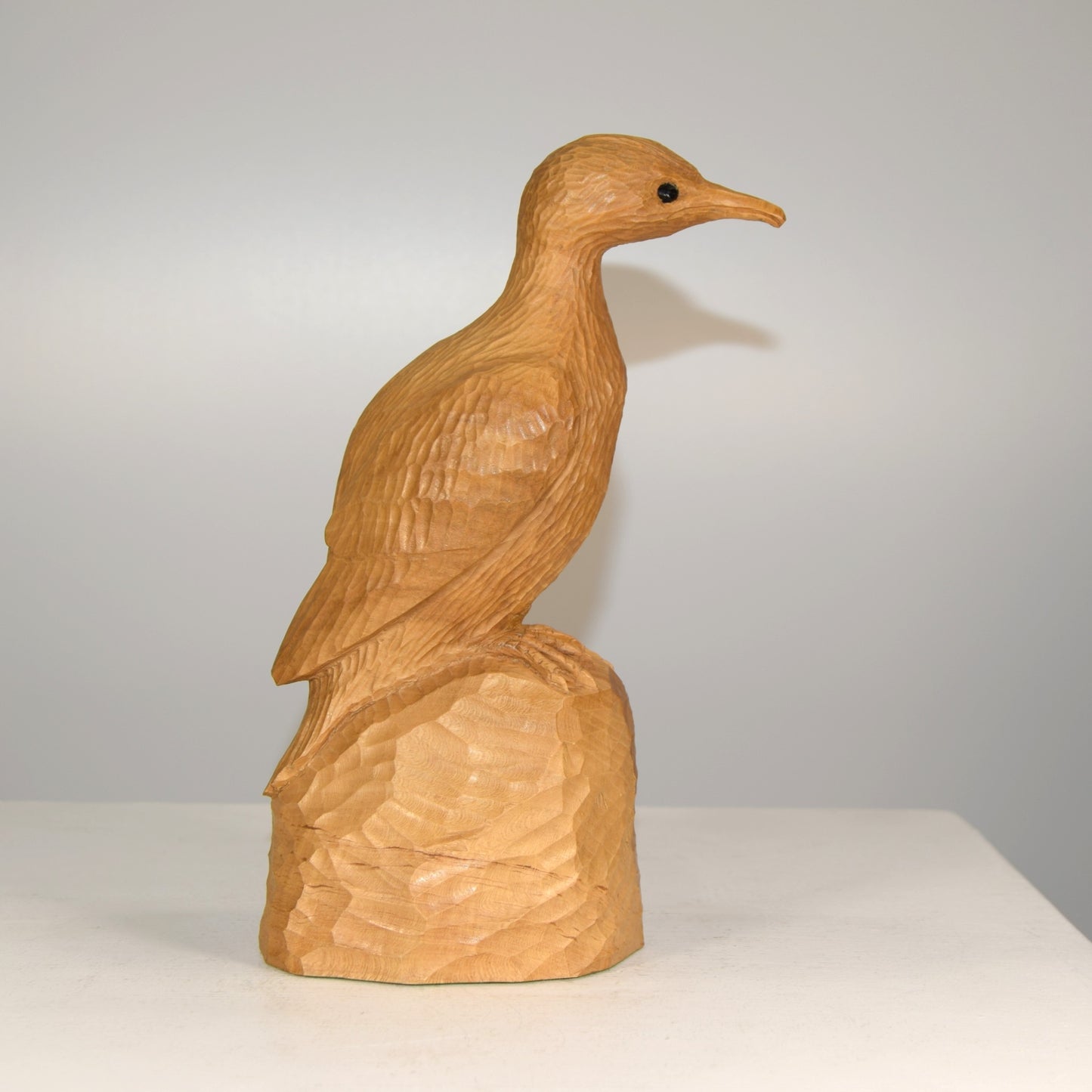 Cormorant or Shag in Lime Wood