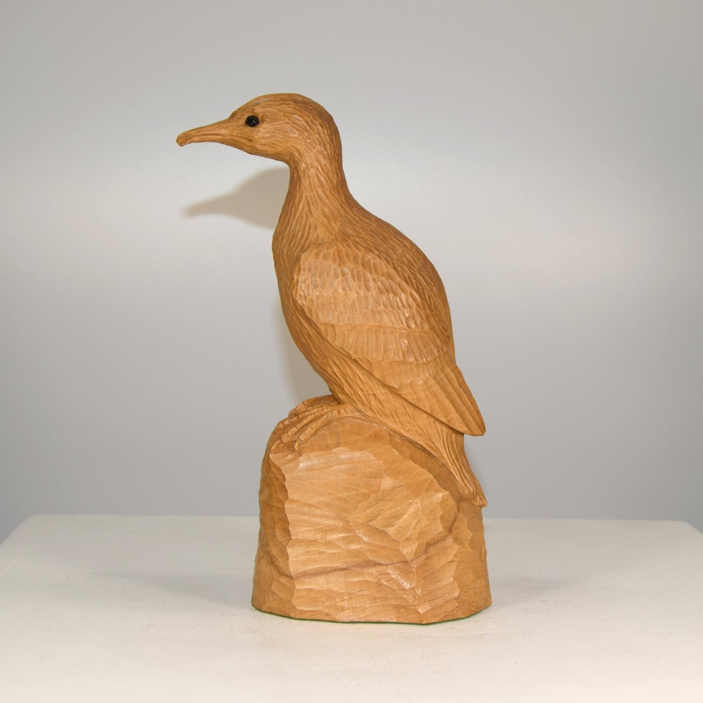 Cormorant or Shag in Lime Wood